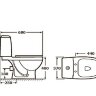 Крышка-сиденье для унитаза Arcus 1215 с микролифтом